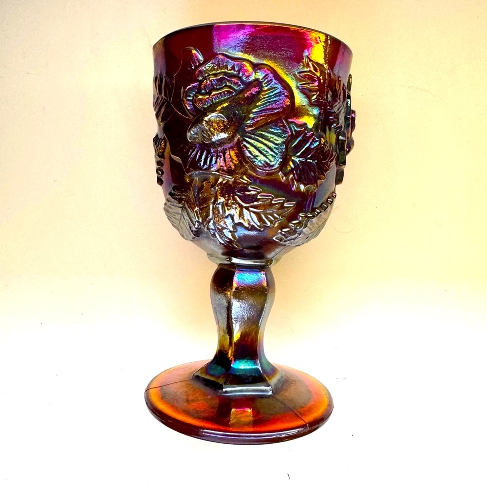Madonna Inn Goblet by Fenton Glass
